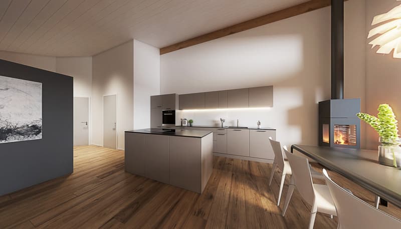 Neubau 4.5 Zimmer-Dachwohnung in Gunten (4)