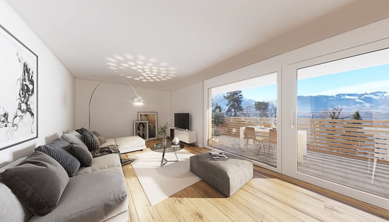 Neubau 4.5 Zimmer-Wohnung 2. OG in Gunten (2)
