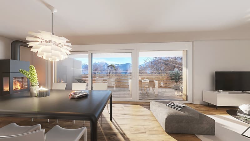 Neubau 4.5 Zimmer-Wohnung 1. OG in Gunten (3)
