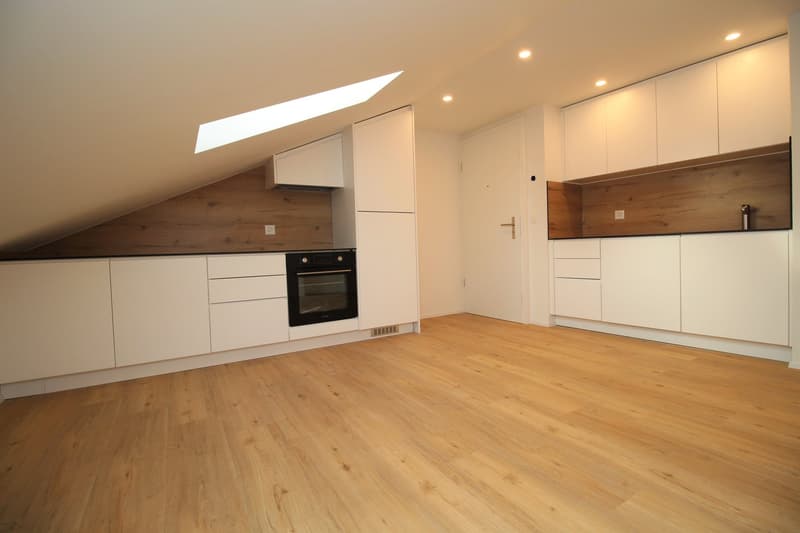 Moderne 2.5-Zimmer-Dachwohnung im Zentrum von Wettingen (2)