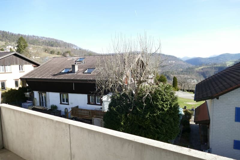 Ausblick vom Balkon