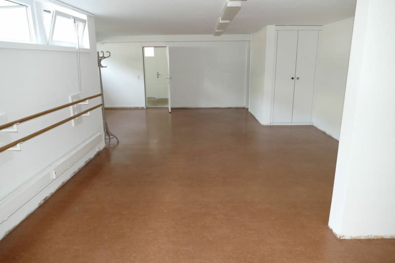 Atelier mit Blick zu Eingangsbereich