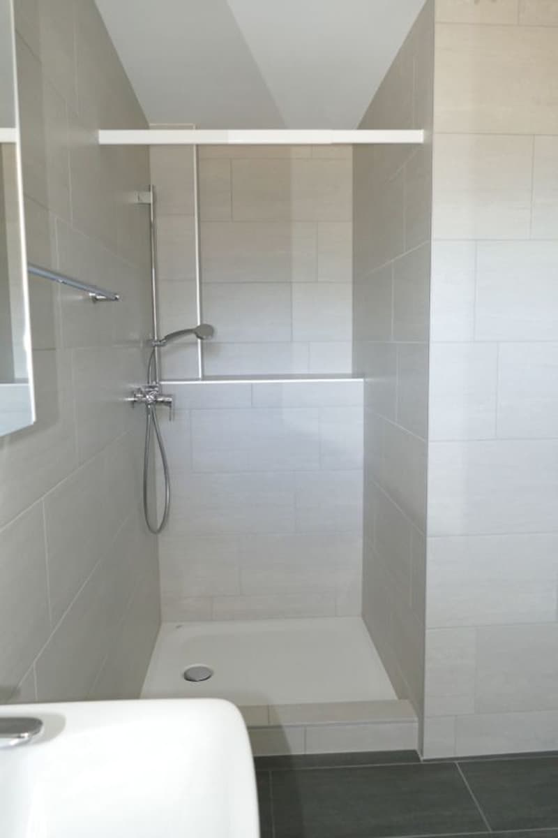 Dusche im Nassbereich