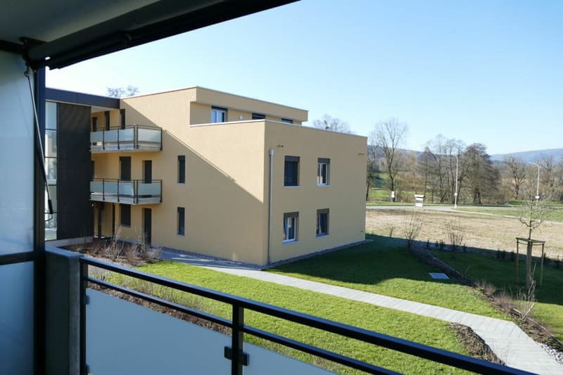 Ausblick vom Balkon