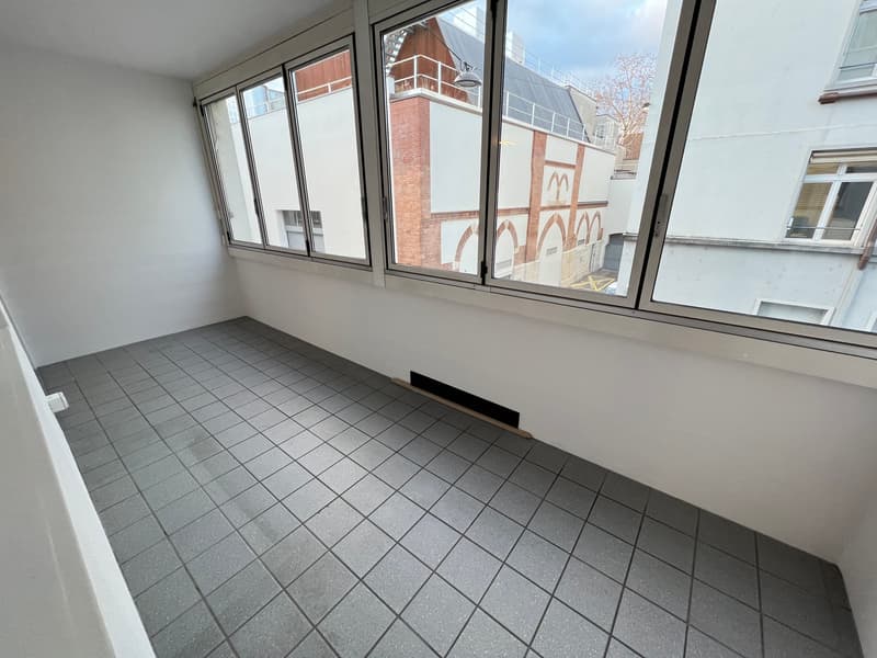 Balkon / Wintergarten (Beispielfoto aus baugleicher Wohnung; Abweichungen sind möglich)