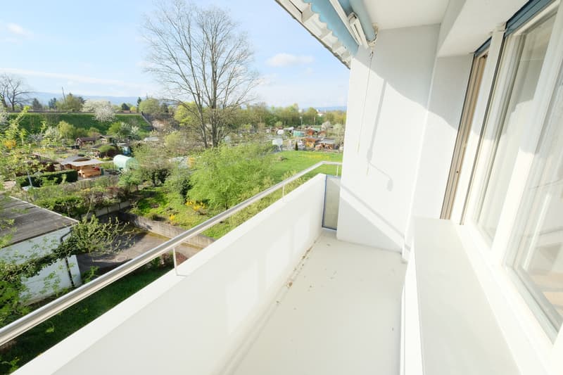 Balkon (Beispielfoto aus baugleicher Wohnung; Abweichungen sind möglich)
