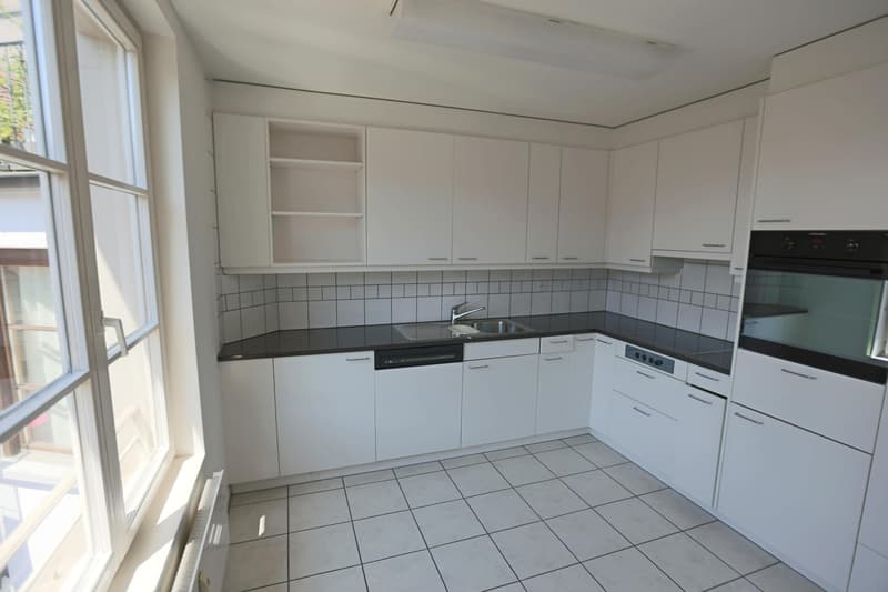 Küche (Beispielfoto aus baugleicher Wohnung auf dem 3.OG; Abweichungen sind möglich)