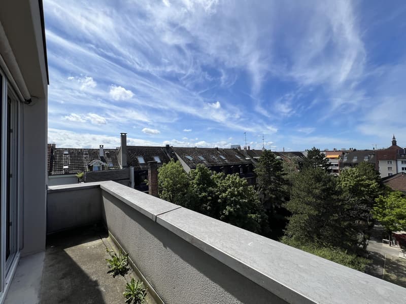 Balkon zur Hofseite