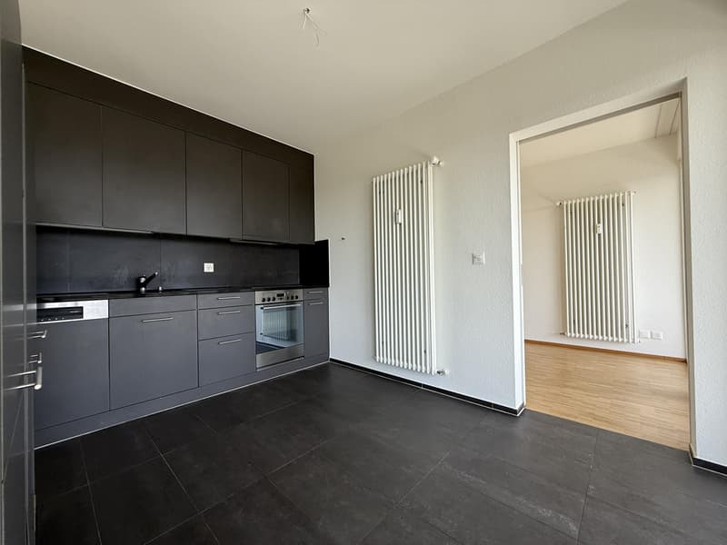 Küche (Beispielfoto aus baugleicher Wohnung an der Bäumlihofstrasse: Abweichungen sind möglich)