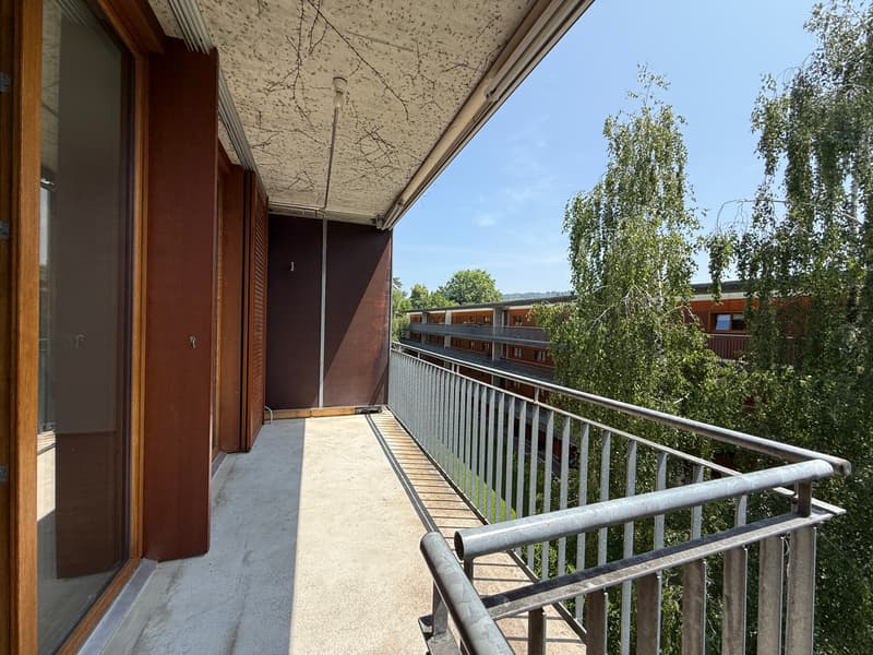 Balkon (Beispielfoto aus baugleicher Wohnung; Abweichungen sind möglich)