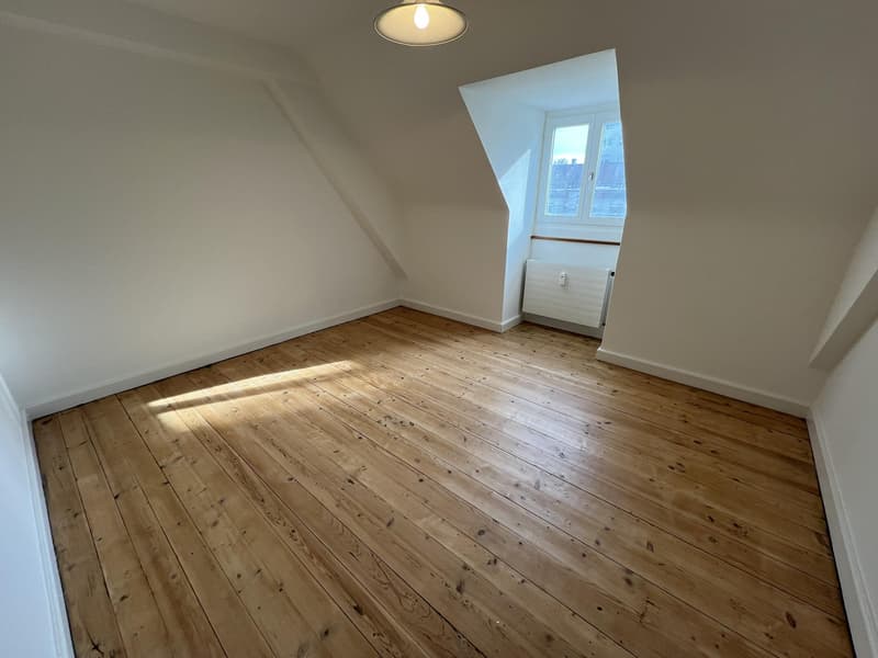 Mansarde (Beispielfoto aus baugleicher Wohnung; Abweichungen sind möglich)