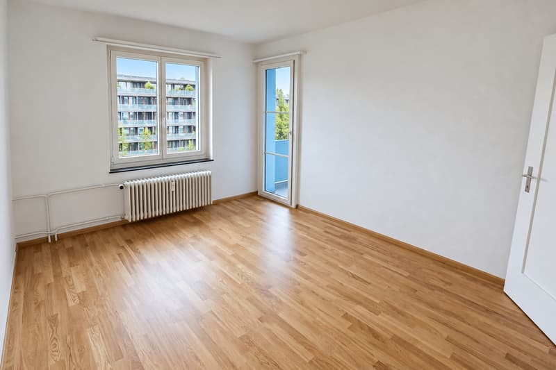 Zimmer 3 (Beispielaufnahme auf baugleicher Wohnung; Abweichungen sind möglich)