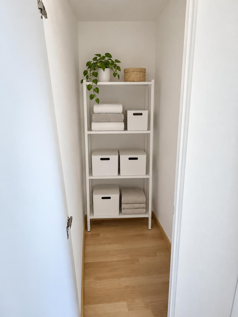 Reduit (Die abgebildeten Möbel wurden mithilfe von KI ergänzt und dienen ausschliesslich der Veranschaulichung der Räume; die Wohnung wird unmöbliert vermietet)