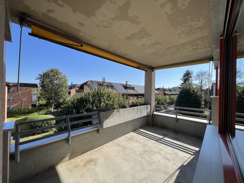 Balkon (Beispielfoto aus baugleicher Wohnung; Abweichungen sind möglich)
