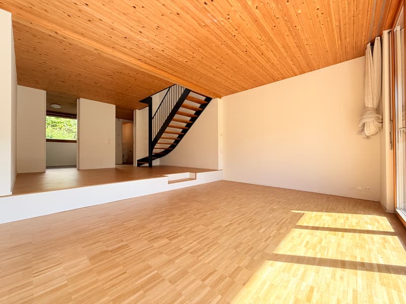 Wohnzimmer (Beispielfoto aus baugleichem Objekt; Abweichungen sind möglich)