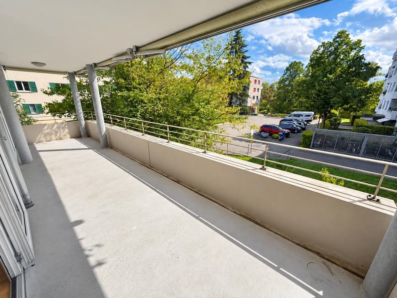 Balkon (Beispielfoto aus baugleicher Wohnung; Abweichungen sind möglich)
