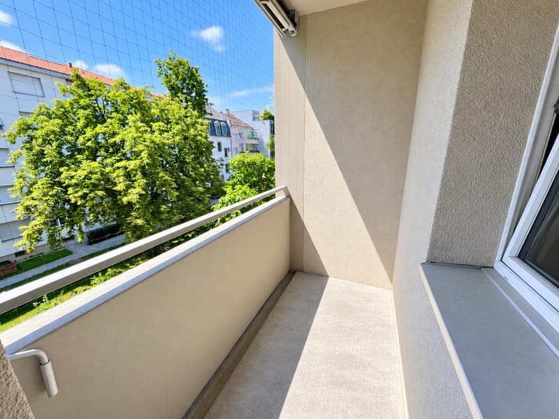 Balkon (Beispielfoto aus baugleicher Wohnung im 2.OG; Abweichungen sind möglich)