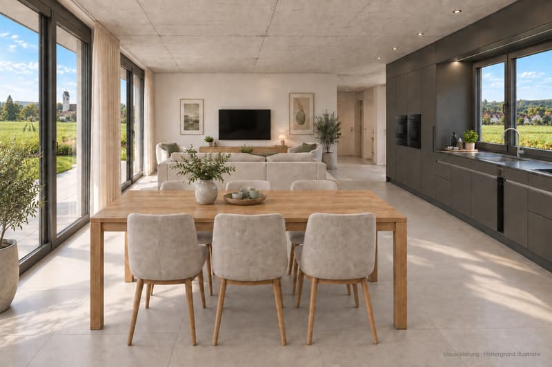 4 ½ Zimmer-Wohnung, 4542 Luterbach (2)