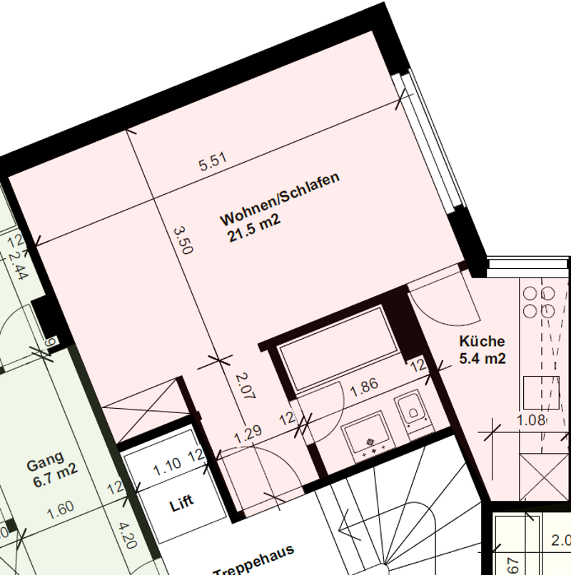 Charming 1.0-room apartment for rent in the Länggassquartier! (7)