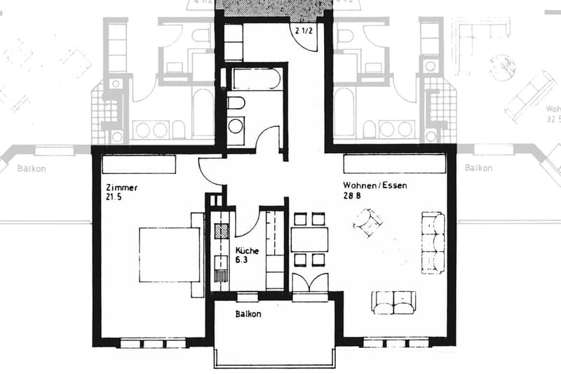 Wohnungsgrundriss
