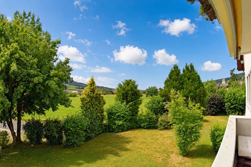 Aussicht ab Balkon