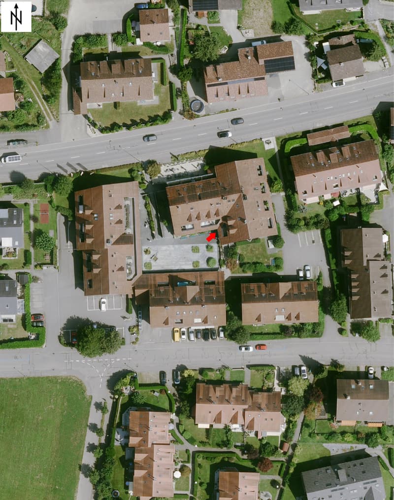 Situationsplan Schmittedörfli (Satellit)