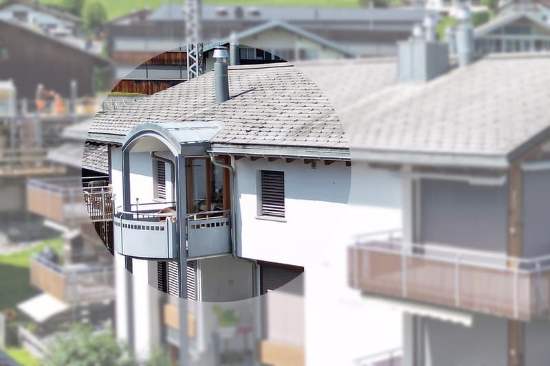 Lage der schönen Dachwohnung