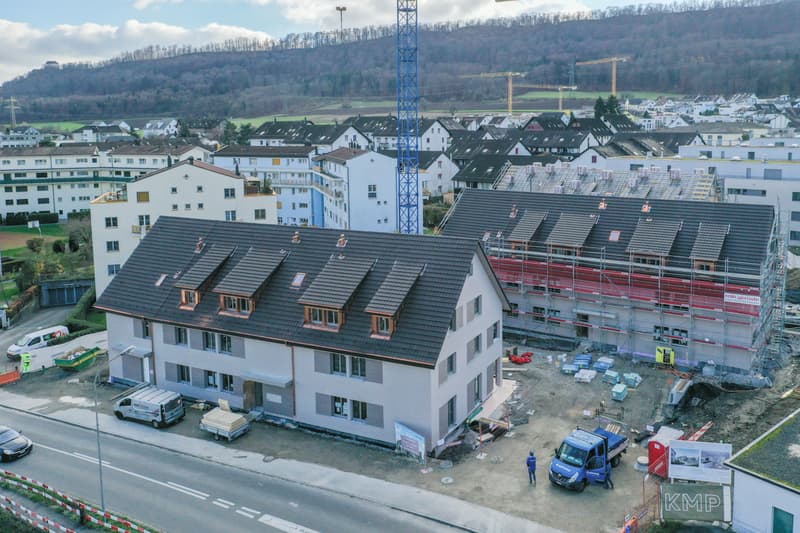 Luftbild von der Strasse
