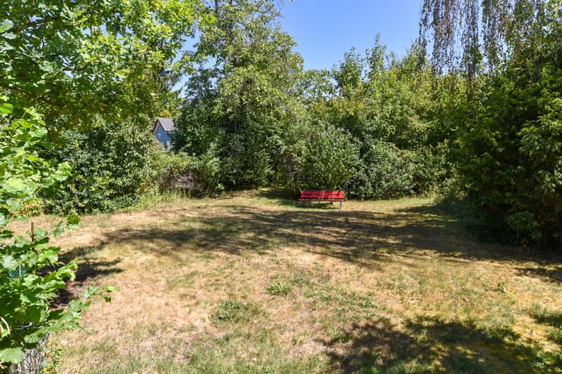 Garten hinter der Liegenschaft...