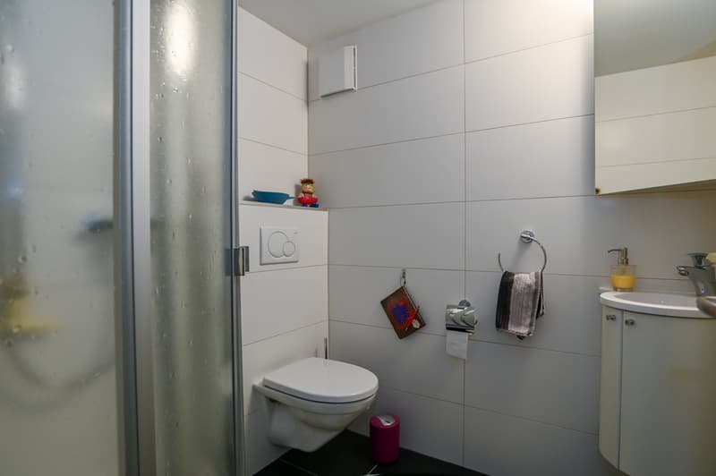 Nasszelle mit Dusche im UG