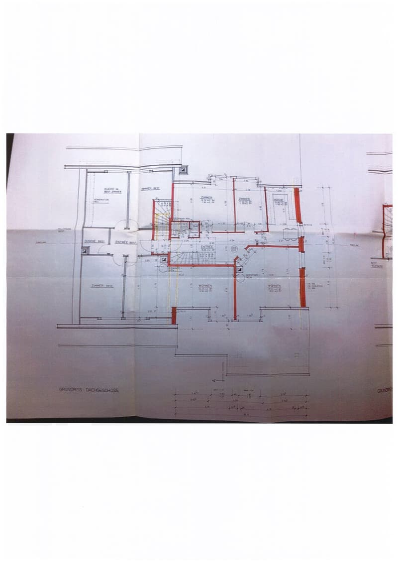 Grundriss 4.5-Zimmer-Wohnung 2.OG/DG