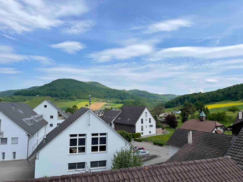 Weitsicht aus der oberen Wohnung