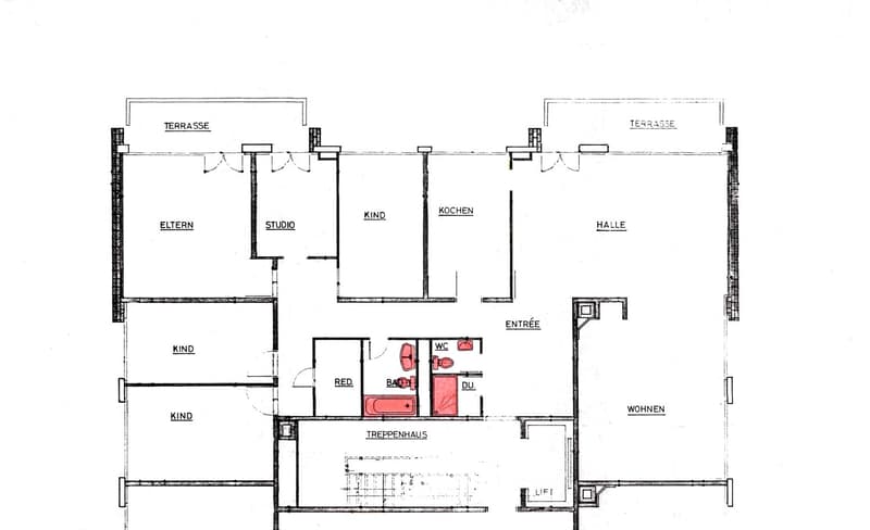 Grundriss Wohnung 6.OG