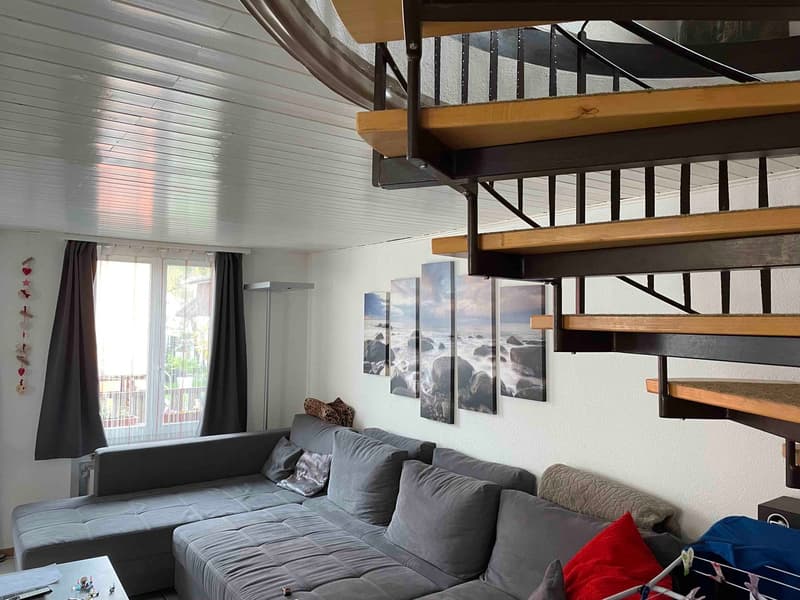 Wohnen Hauptstrasse 89A mit Wendeltreppe