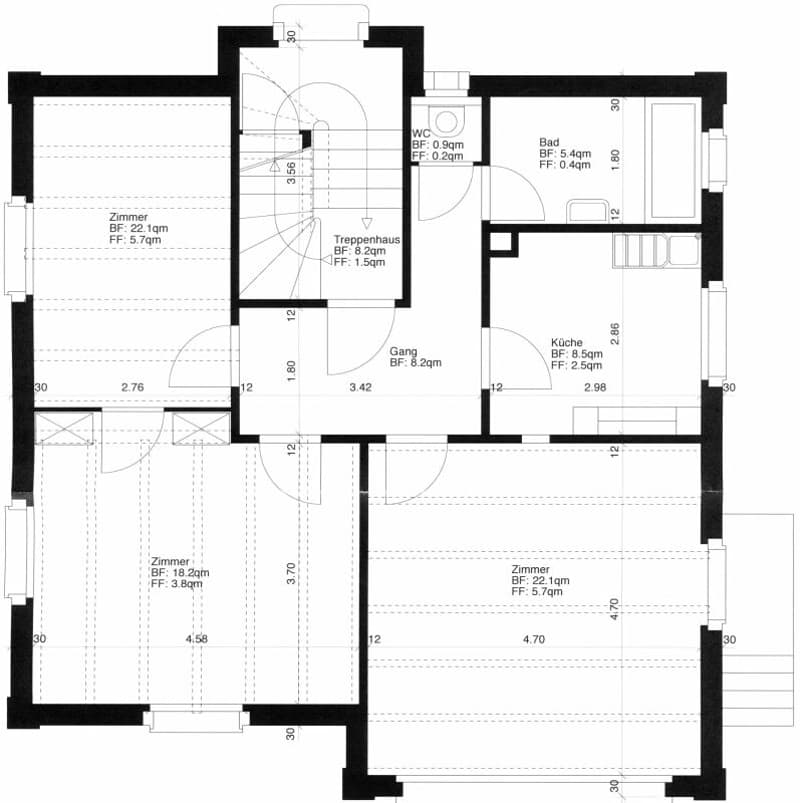 Befristete 3-Zimmerwohnung im beliebten Gartenstadt-Quartier (10)