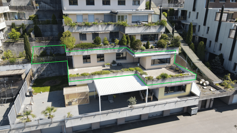 Apartment with terrace in sunny, quiet location and wonderful view (7)
