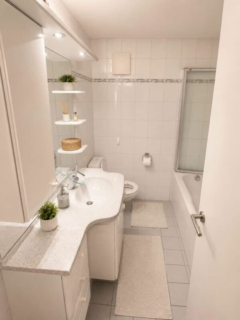Badezimmer mit Badewanne