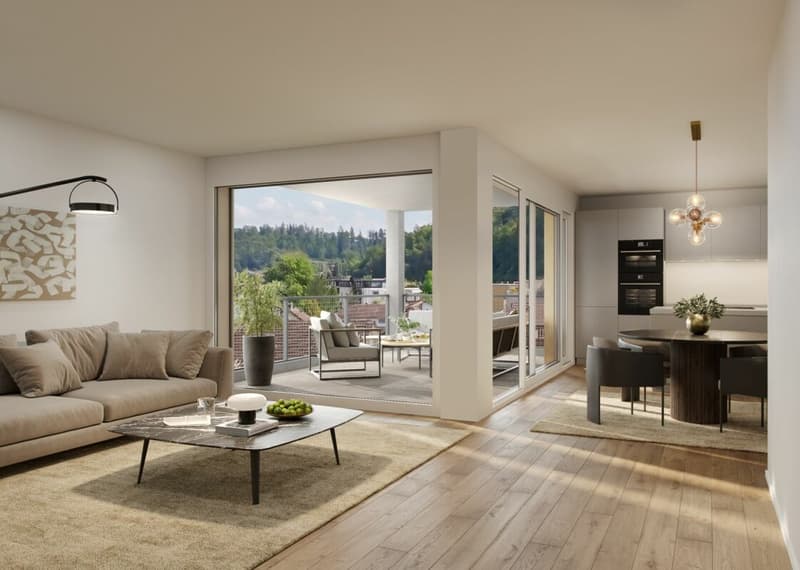 Im Herzen von Gränichen 3.5 Zimmer Neubau-Wohnungen (4)