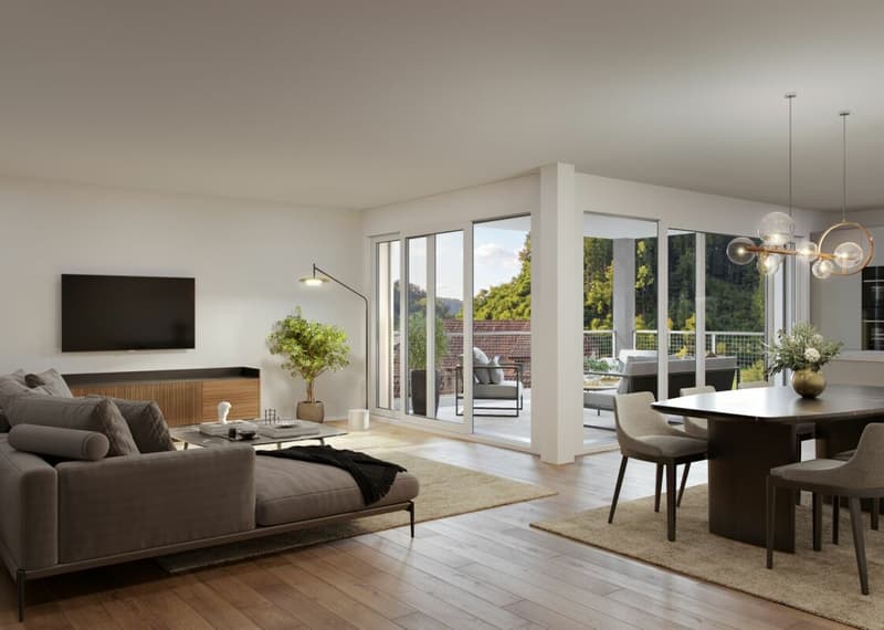 Im Herzen von Gränichen 4.5 Zimmer Neubau-Wohnungen (3)