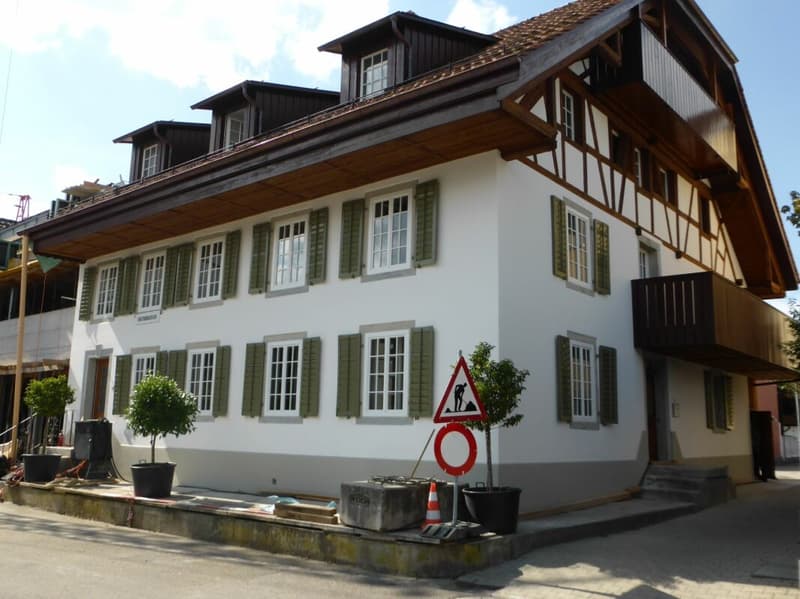 Blick auf den Balkon rechts