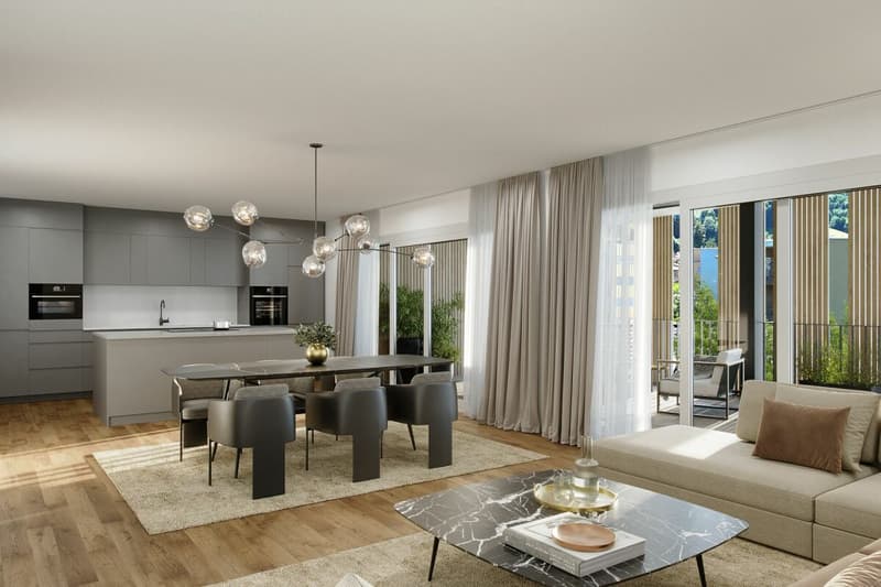 einzigartige 3.5 Zimmer Neubau-Etagenwohnungen mit hohem Qualitäts- und Ausbaustandart (1)