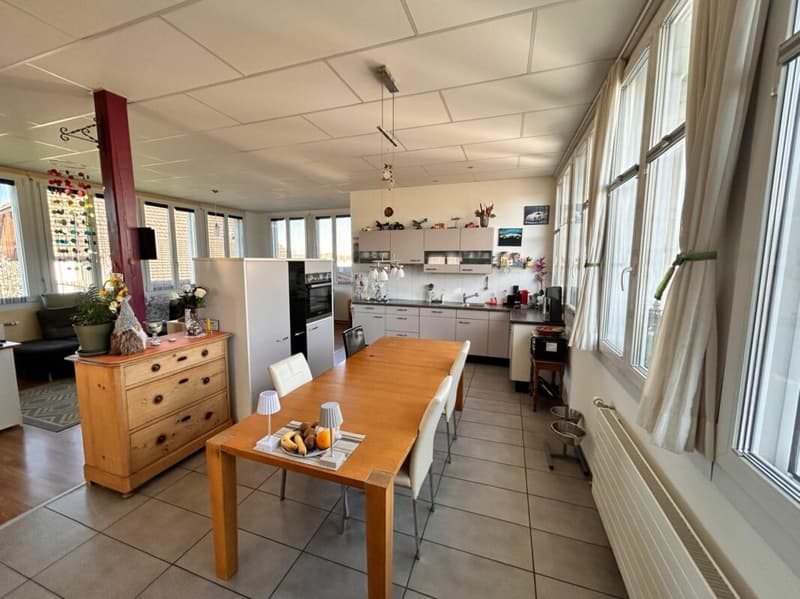 Freistehendes Einfamilienhaus am Rande des Dorfes, sicht ins Grüne (4)