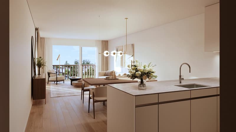 4.5 Zimmer Gartenwohnungen mit 250 m² und 100 m² Gartenanteil (2)