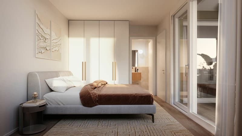 Grosszügige 3.5-Zimmer-Wohnung mit 98.1 m² und zwei Nasszellen (6)