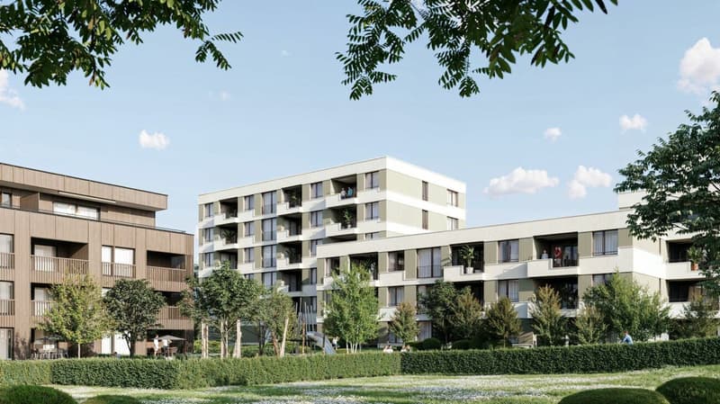 Grosszügige 3.5-Zimmer-Wohnung mit 98.1 m² und zwei Nasszellen (1)