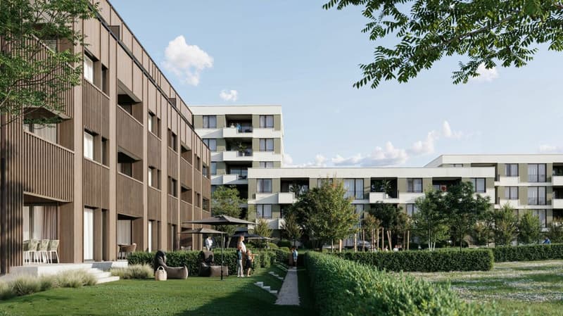 Grosszügige 3.5-Zimmer-Wohnung mit 98.1 m² und zwei Nasszellen (2)
