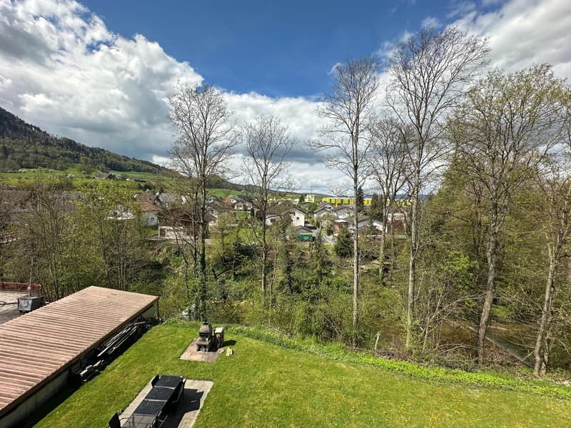 Modernisierte 3.5-Zimmerdachwohnung mit verglaster Terrasse und Garage (10)