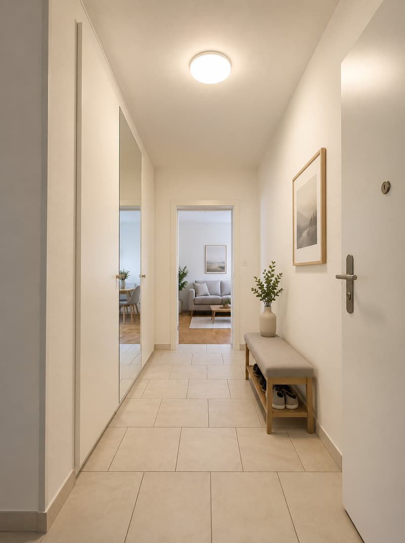 Helle Wohnung mit 2 Balkonen, Lift und Einstellhallenplatz (3)