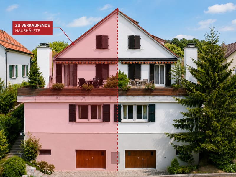 Doppeleinfamilienhaus mit Garten und Garage (2)