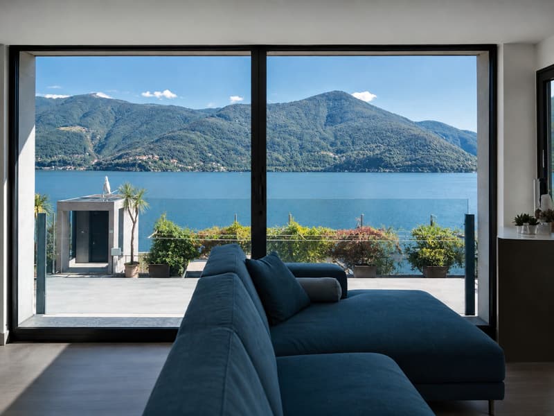Splendido appartamento di 4.5 locali con vista lago a Brissago (1)
